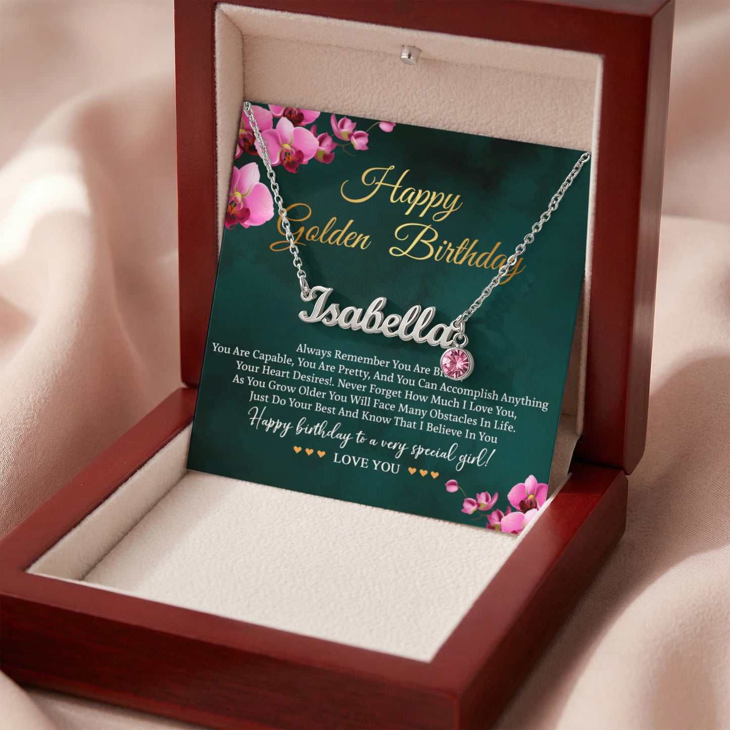 Golden Birthday_ with Birthstone