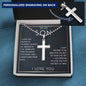 To My Son from Mom and Dad: Personalized Cross Necklace - The Perfect Birthday or Christmas Gift