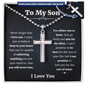 To My Son Ball Chain I Love You