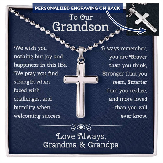 to our grandson