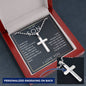 To My Son from Mom and Dad: Personalized Cross Necklace - The Perfect Birthday or Christmas Gift