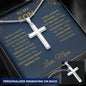 Gift for Son, Son Cross Necklace, Necklace for Boy, Gift Set for Son, To My Son Necklace, Gift for Son from Mom
