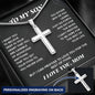 Cross Necklace for Son from Mom | Birthday Gifts for Son from Mom | To My Son Cross Necklace | Necklace Gift for Son from Mom