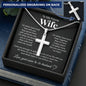 Wife cross necklace