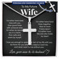 Wife cross necklace