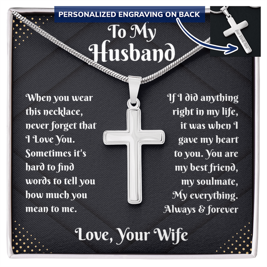 To my husband from your wife
