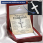 The Man I Choose Everyday | Personalized Cross Necklace | Gifts For Him