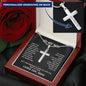 Cross Necklace for Son from Mom | Birthday Gifts for Son from Mom | To My Son Cross Necklace | Necklace Gift for Son from Mom