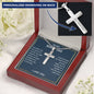 Cross Necklace for Men Christian Bible Verse Jewelry Birthday Graduation Fathers Day Valentine's Day Christmas Gifts for Men Son Husband Boyfriend Dad Friends