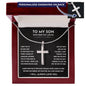 To My Son Necklace Card
