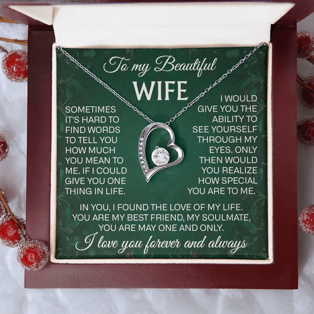 To my wife