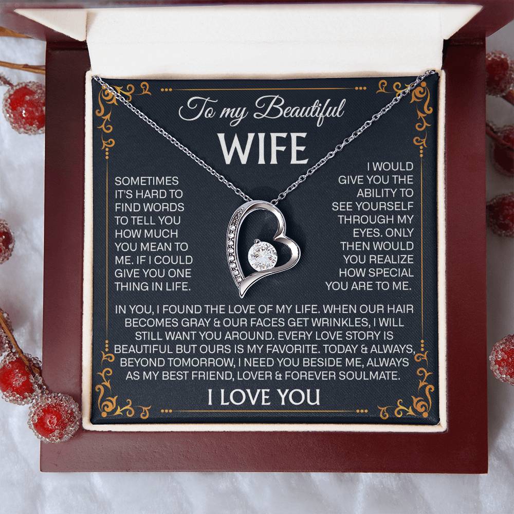 to my wife