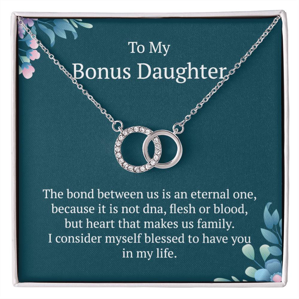 To My Bonus Daughter Necklace Perfect Pair Necklace