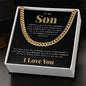 To My Son, Graduation Gift from Mom & Dad, Son Graduation, Necklace Gift for Son, Chain Necklace, Graduation Gifts Ideas for Son