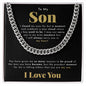 To My Son, Graduation Gift from Mom & Dad, Son Graduation, Necklace Gift for Son, Chain Necklace, Graduation Gifts Ideas for Son