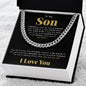 To My Son, Graduation Gift from Mom & Dad, Son Graduation, Necklace Gift for Son, Chain Necklace, Graduation Gifts Ideas for Son