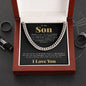 To My Son, Graduation Gift from Mom & Dad, Son Graduation, Necklace Gift for Son, Chain Necklace, Graduation Gifts Ideas for Son
