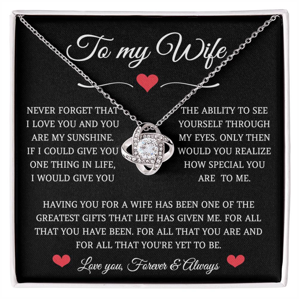 to my wife grg