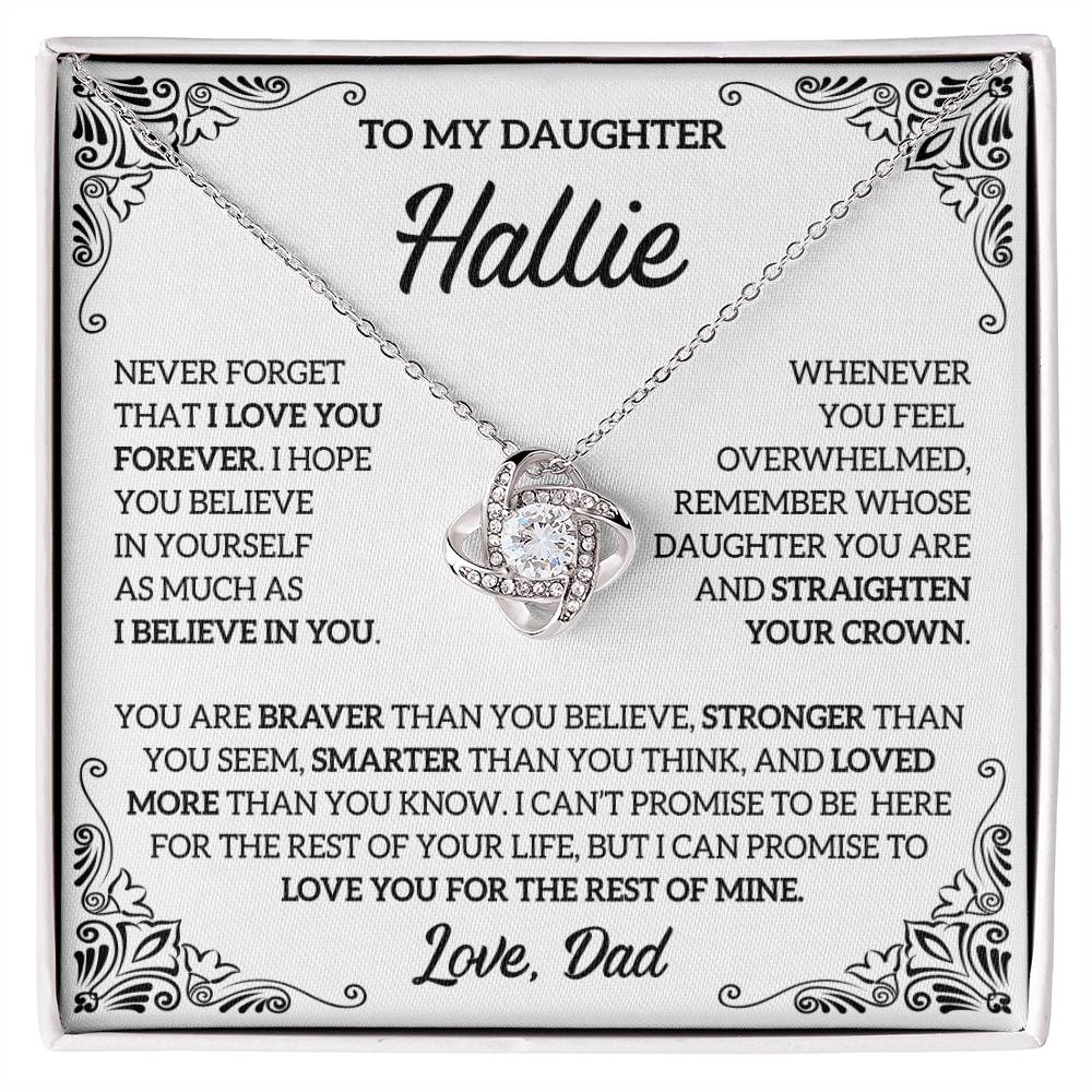 Hallie daughter dad