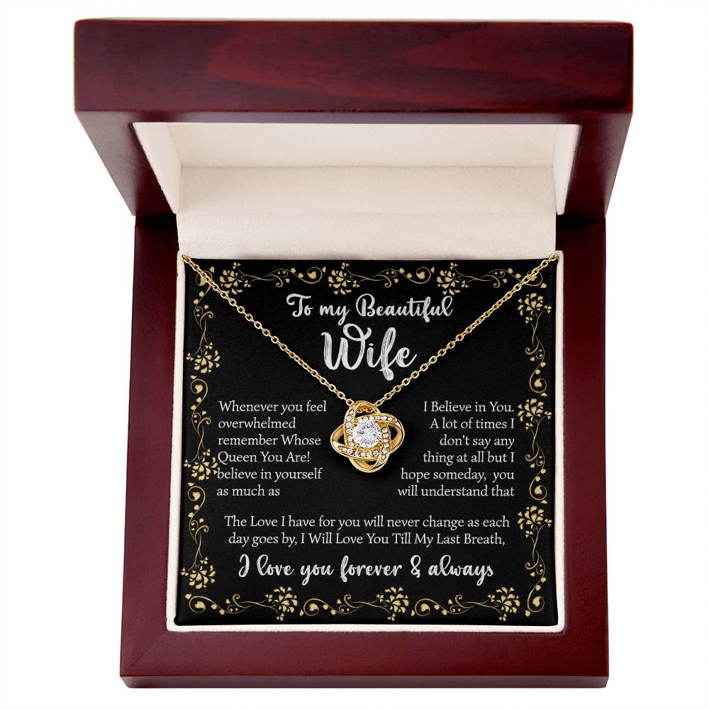 to my wife