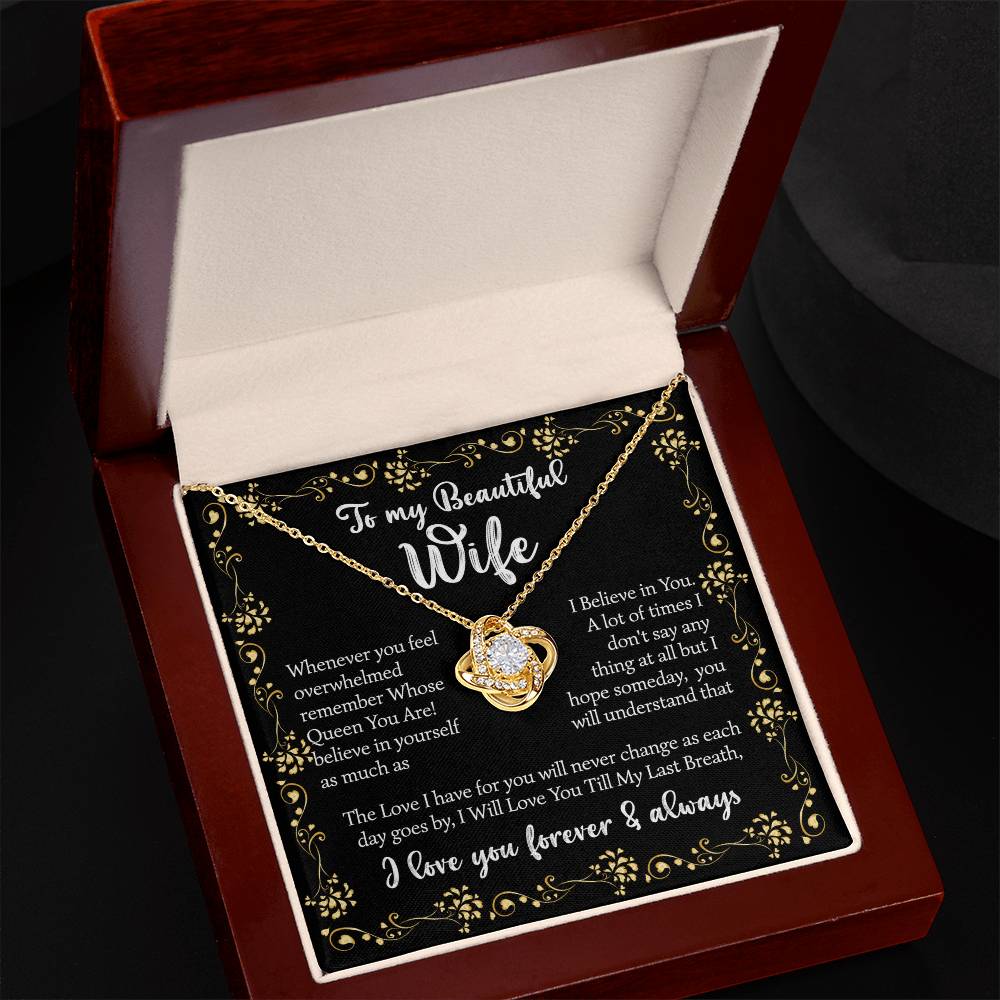 to my wife