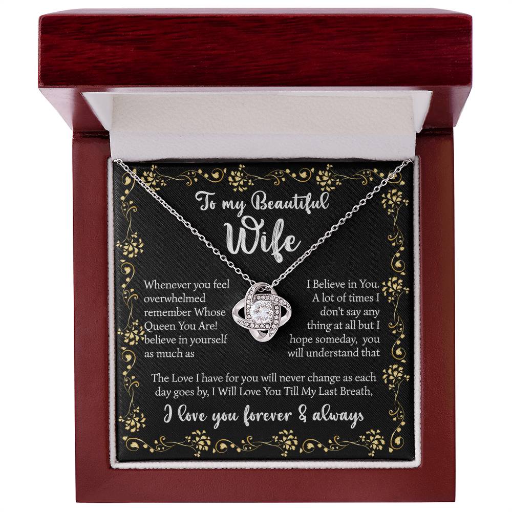 to my wife