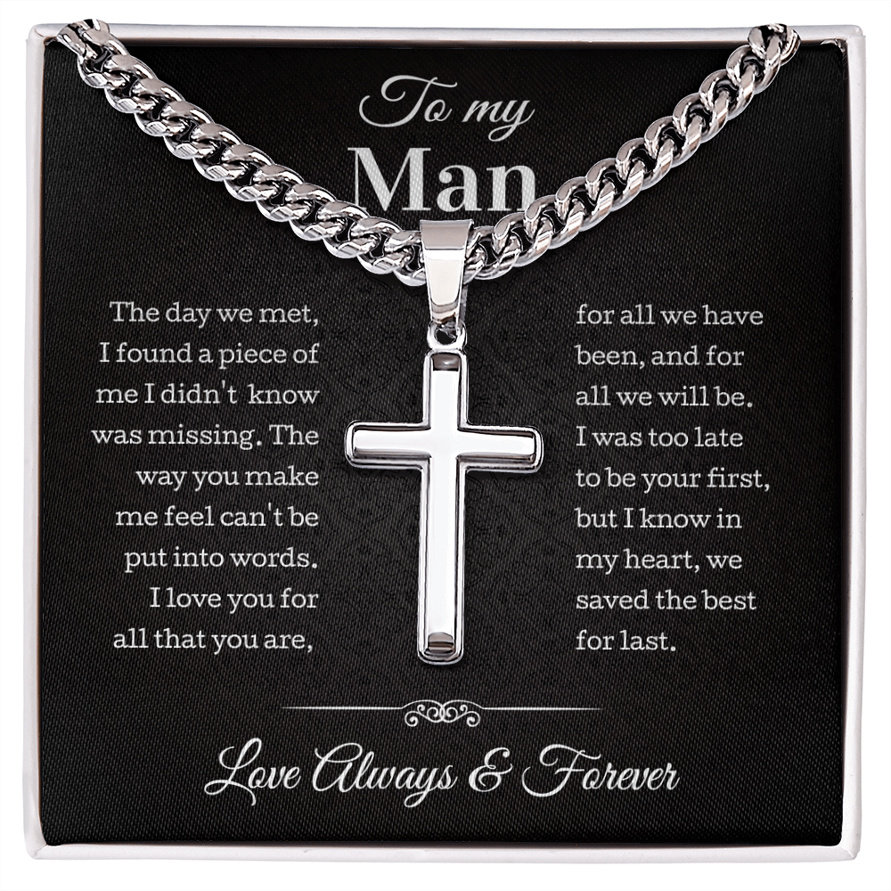 to my man necklace