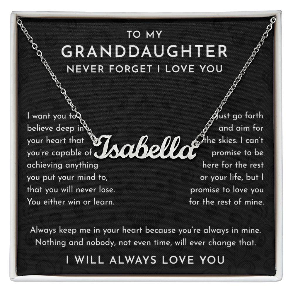 To My Granddaughter best