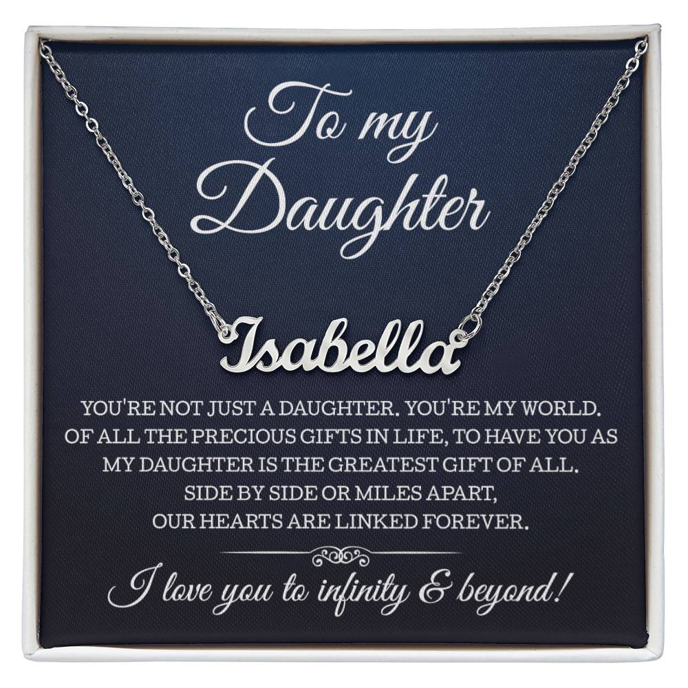 To My Daughter I Love You To Infinity And Beyond