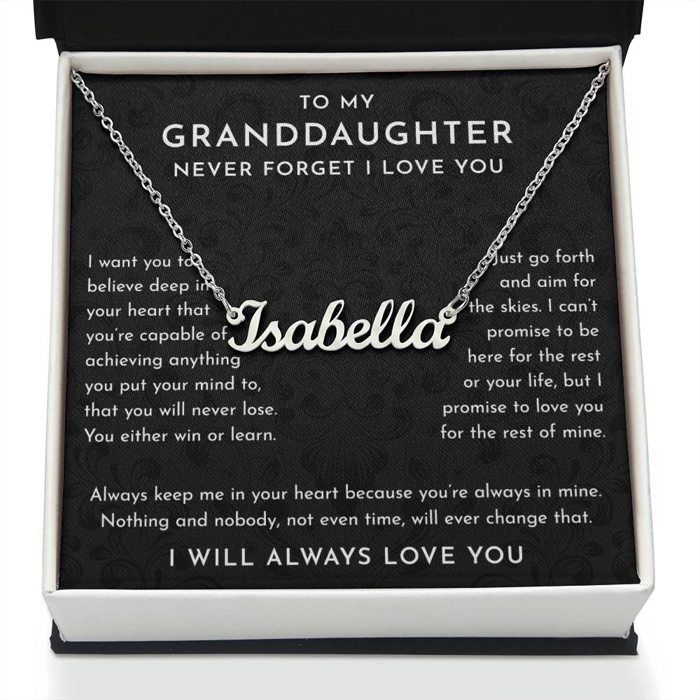 To My Granddaughter best