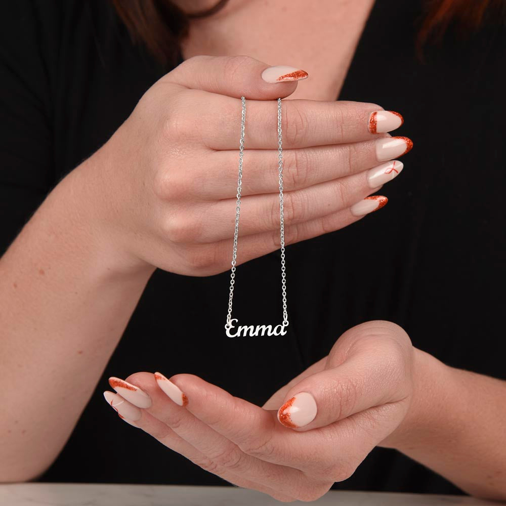 217 daugher name neckalce
