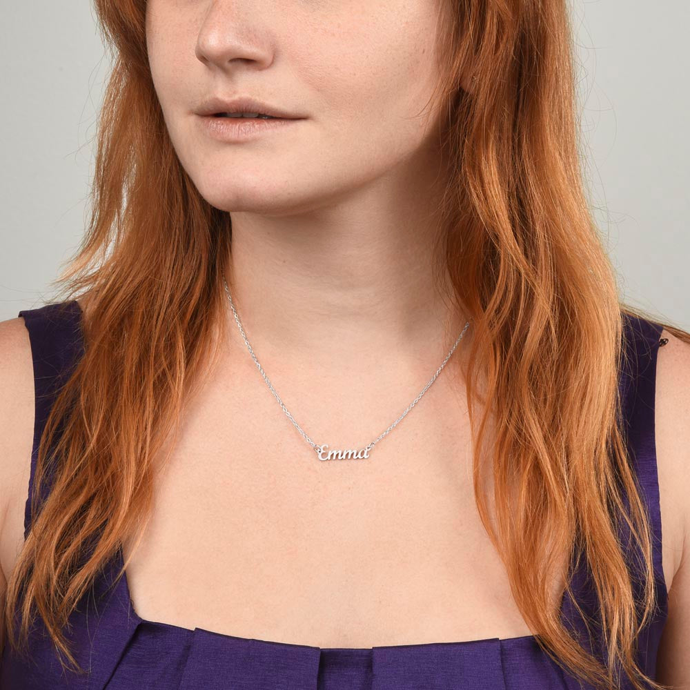 217 daugher name neckalce