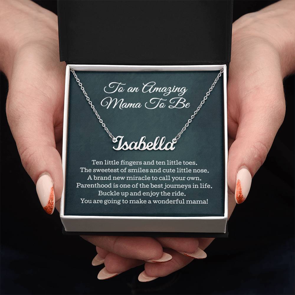 Personalized Name Necklace for Women, Mothers Day Wedding Christmas Birthday Gifts for Grandma, Mom, Mother in Law, Mother of the Groom, Daughter
