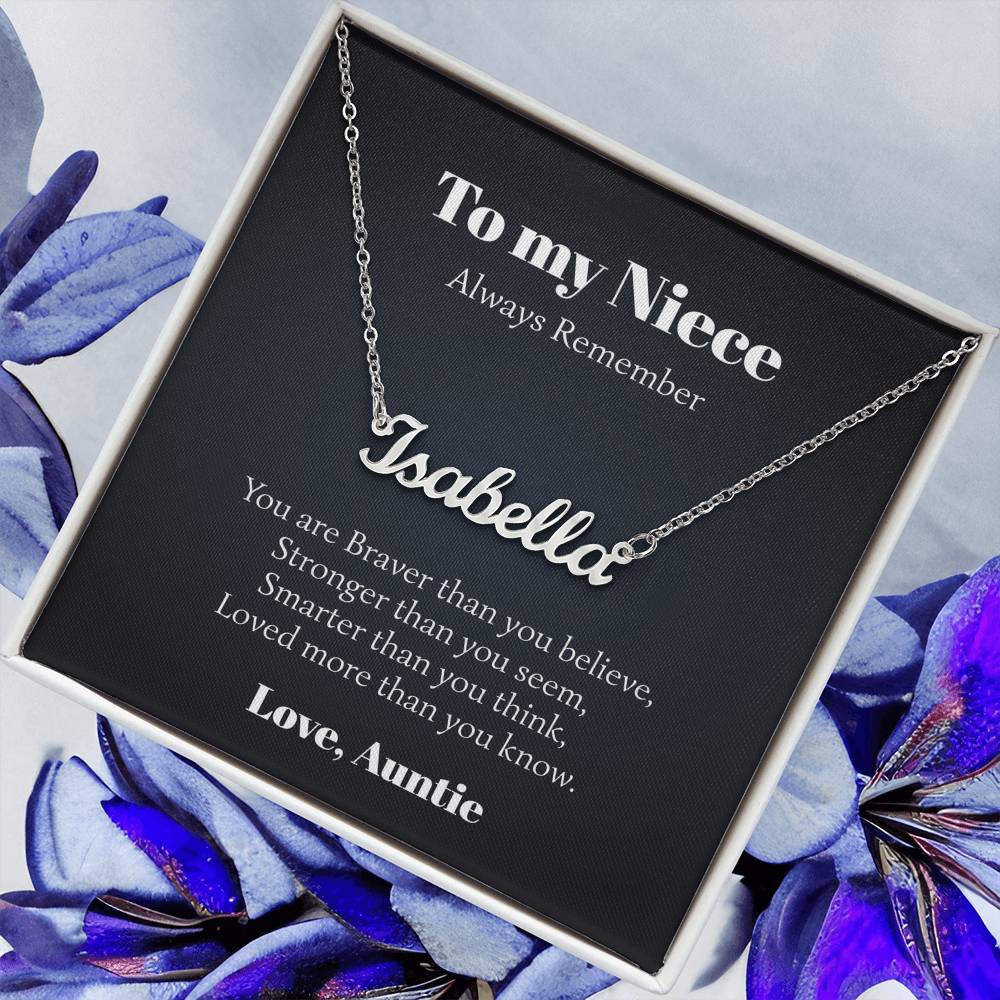217 niece name necklace