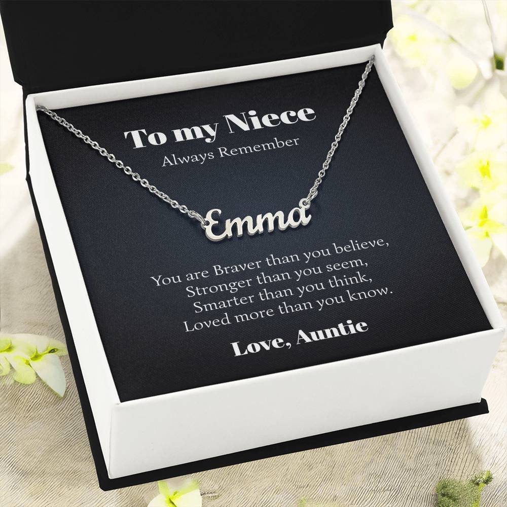 217 niece name necklace