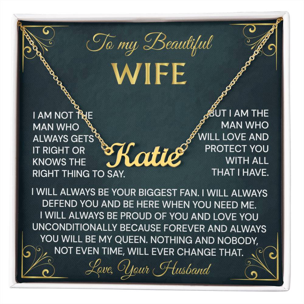 to my wwife
