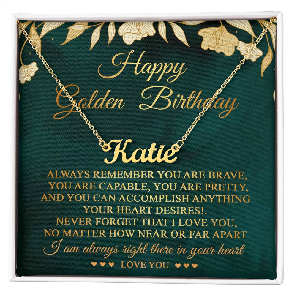 gold den birthday