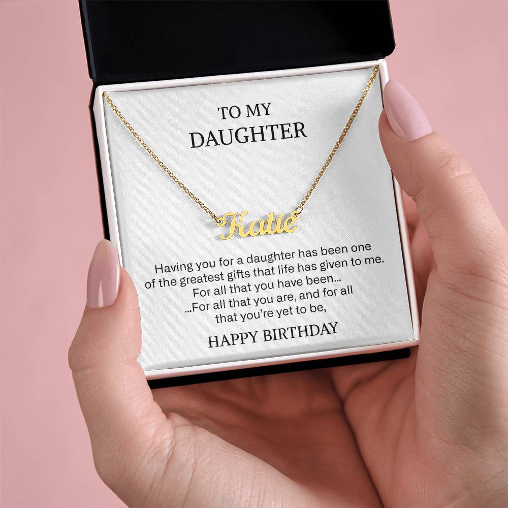 217 daugher name neckalce