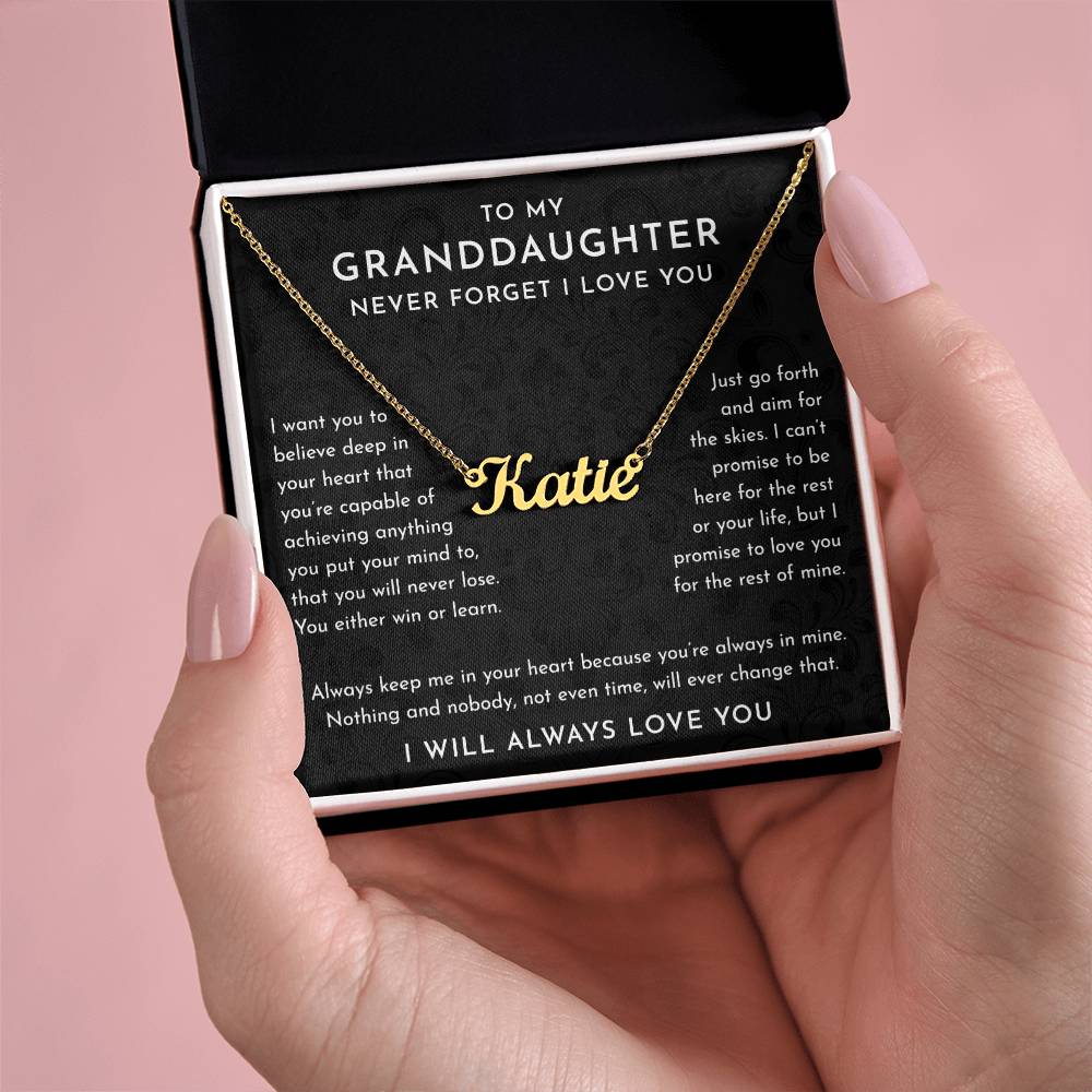 To My Granddaughter best