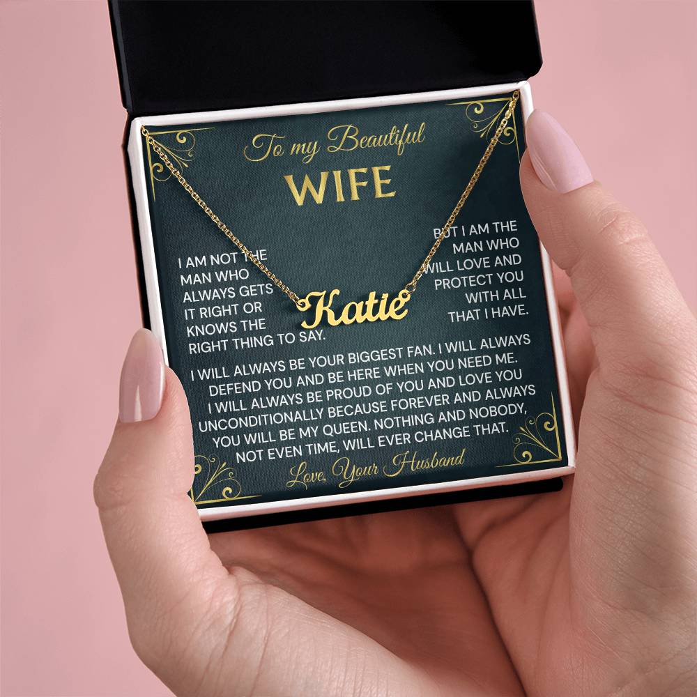 to my wwife