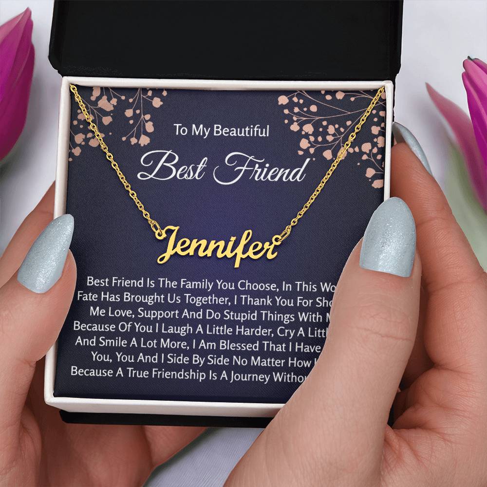 Gift For Best Friend | Best Friend Personalized Necklace | Best Friend Birthday | Best Friend Birthday | Best Friend Jewelry