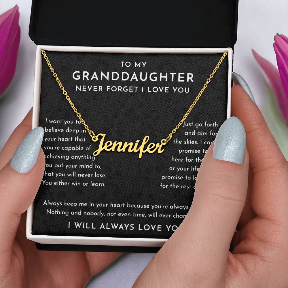 To My Granddaughter best