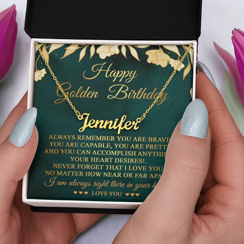 gold den birthday