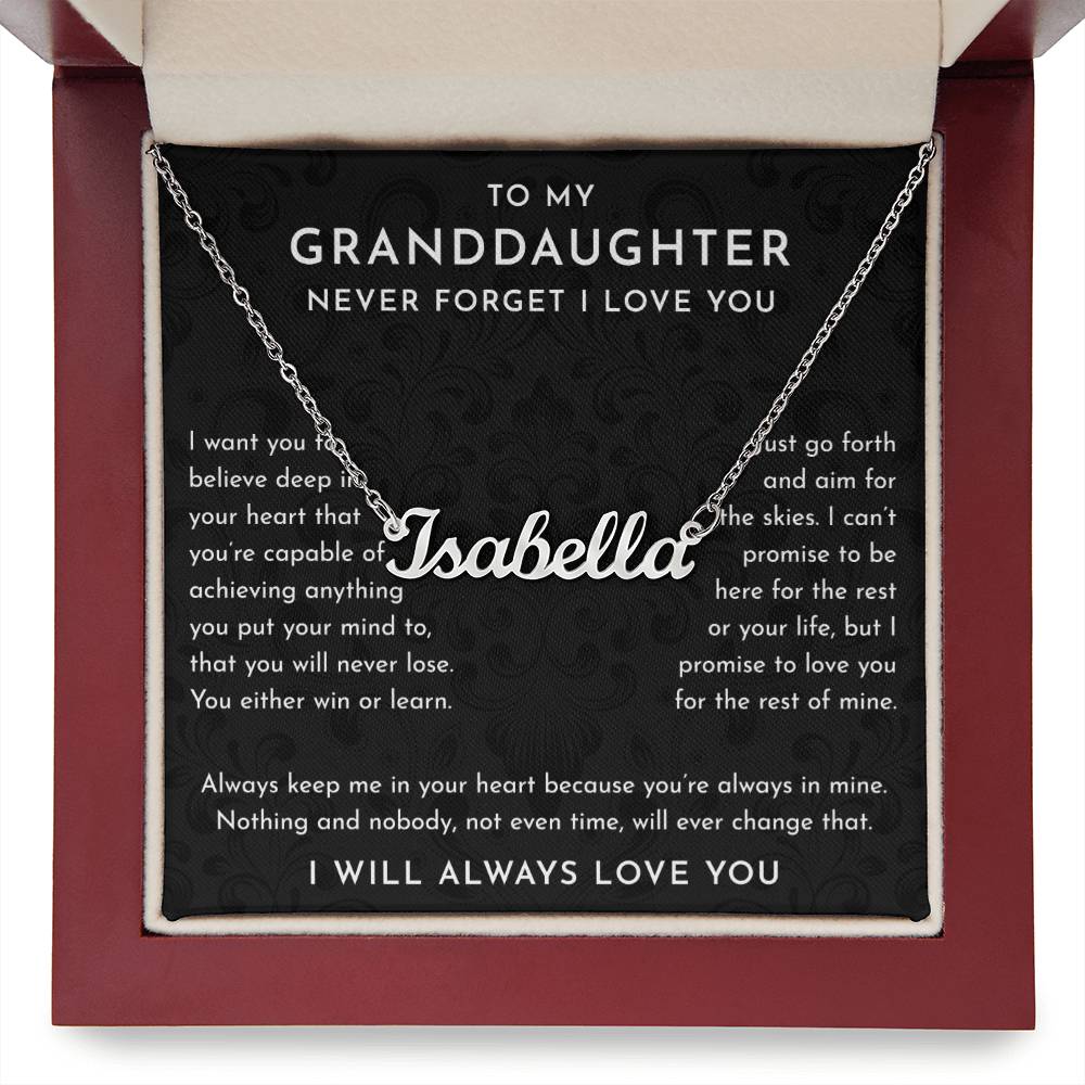 To My Granddaughter best