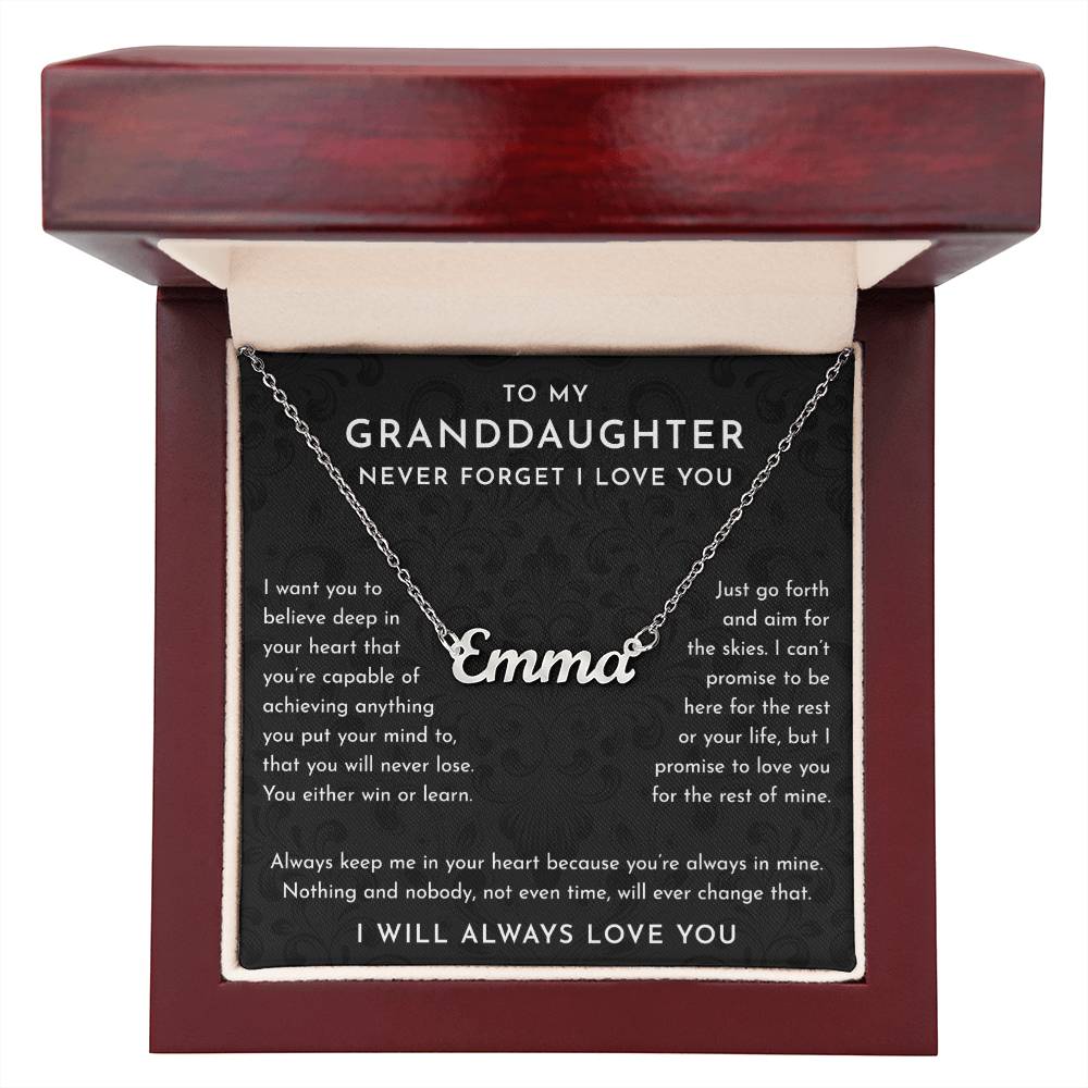 To My Granddaughter best