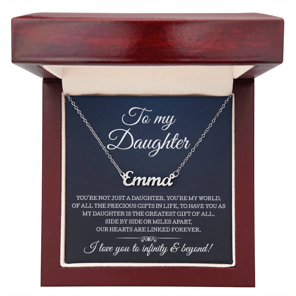 To My Daughter I Love You To Infinity And Beyond