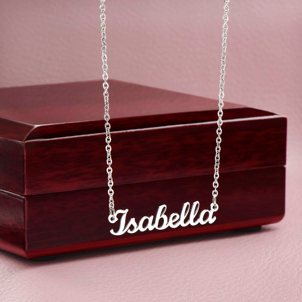 217 daugher name neckalce