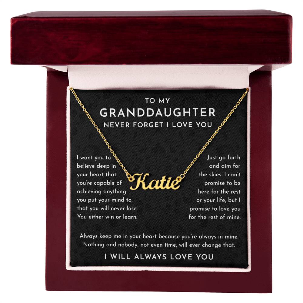 To My Granddaughter best