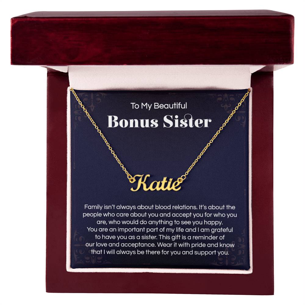 Sister Gifts, Sterling Silver Interlocking 2 Hearts Necklace for Sister in Law, Sister in Law Birthday Gift for Bonus Sister, Unbiological Sister Gifts, Christmas Jewelry
