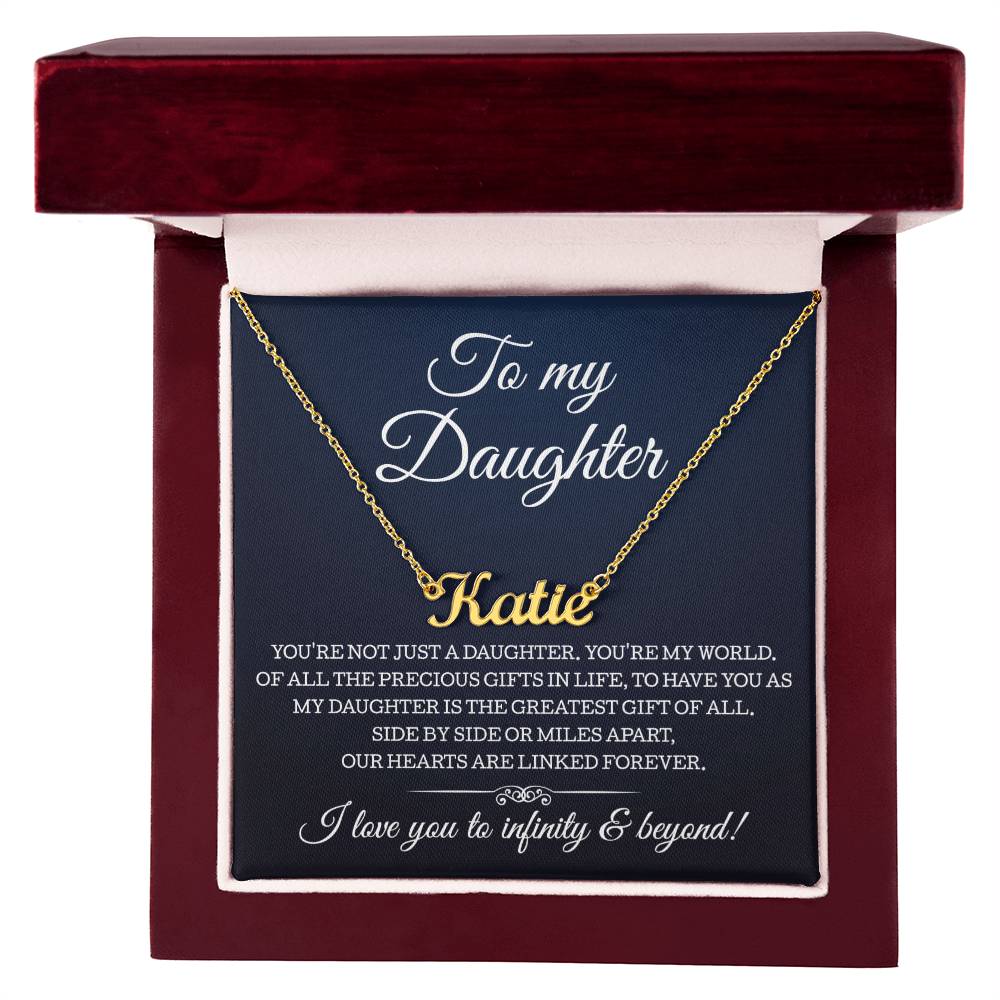 To My Daughter I Love You To Infinity And Beyond